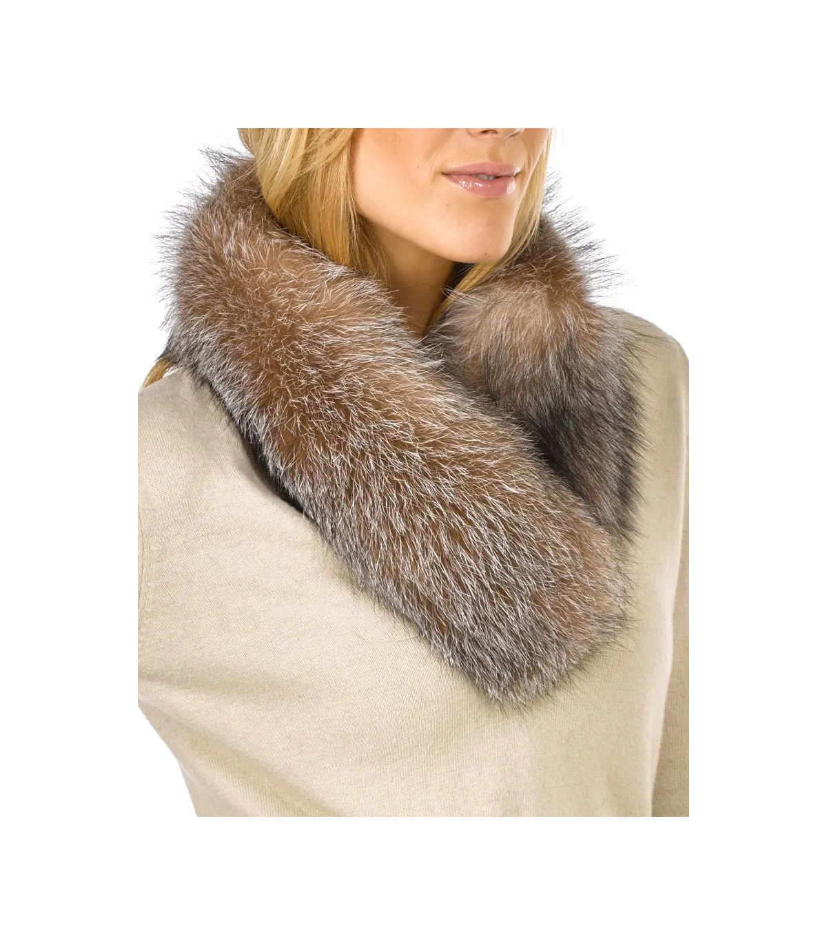 Fur Headband - Crystal Fox Fur | Fur Source