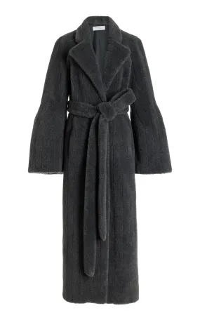 Gabriela Hearst Barring Plush Wool-Blend Robe Coat