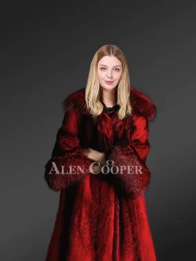 Genuine Mink Fur Long Coats to Beat Chill For Women