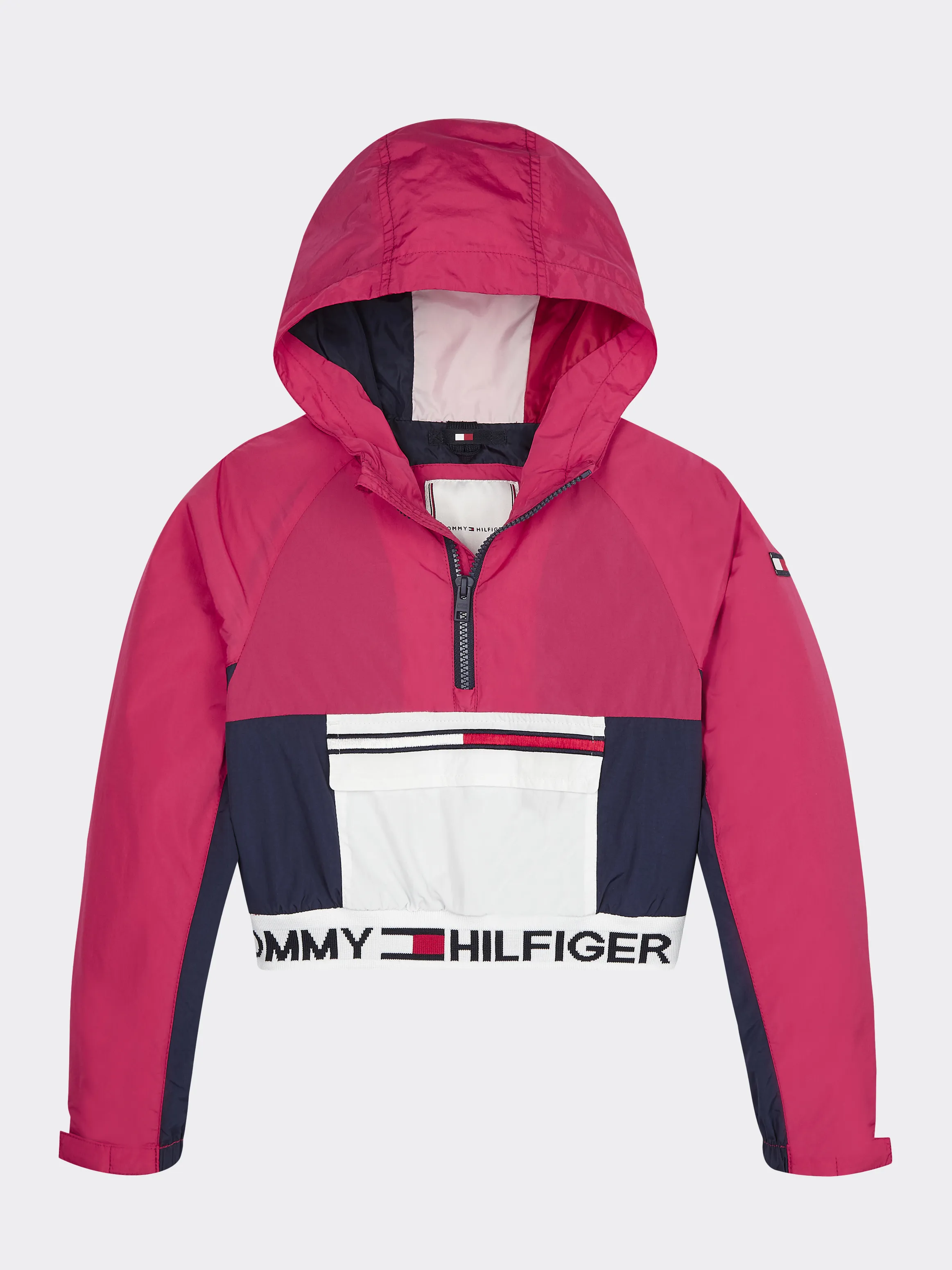 Girls 8-16 Popover Cropped Fit Jacket | Sweatshirts & Hoodies | Tommy Hilfiger