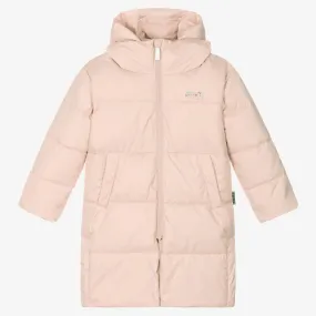 Girls Pale Pink Puffer Coat