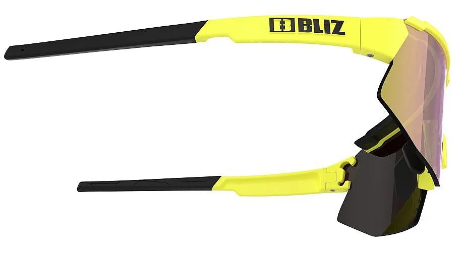 glasses Bliz Breeze - 52302-64/Matt Neon Yellow/Brown/Purple Multi