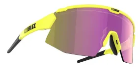 glasses Bliz Breeze - 52302-64/Matt Neon Yellow/Brown/Purple Multi