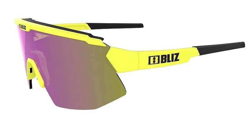 glasses Bliz Breeze - 52302-64/Matt Neon Yellow/Brown/Purple Multi