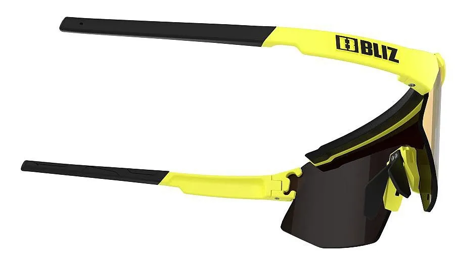 glasses Bliz Breeze - 52302-64/Matt Neon Yellow/Brown/Purple Multi