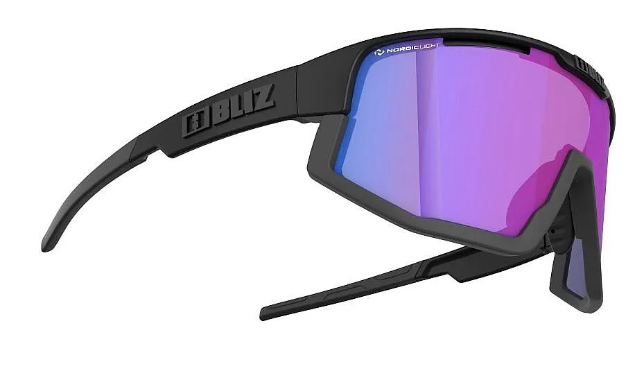 glasses Bliz Vision Nano Optics - 52101-14N/Matt Black/Nordic Light/Begonia/Blue