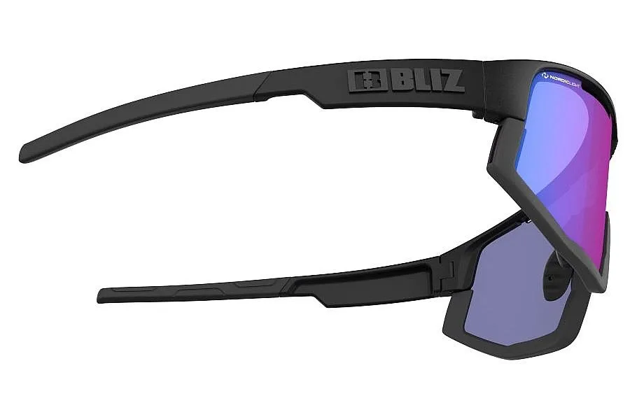 glasses Bliz Vision Nano Optics - 52101-14N/Matt Black/Nordic Light/Begonia/Blue