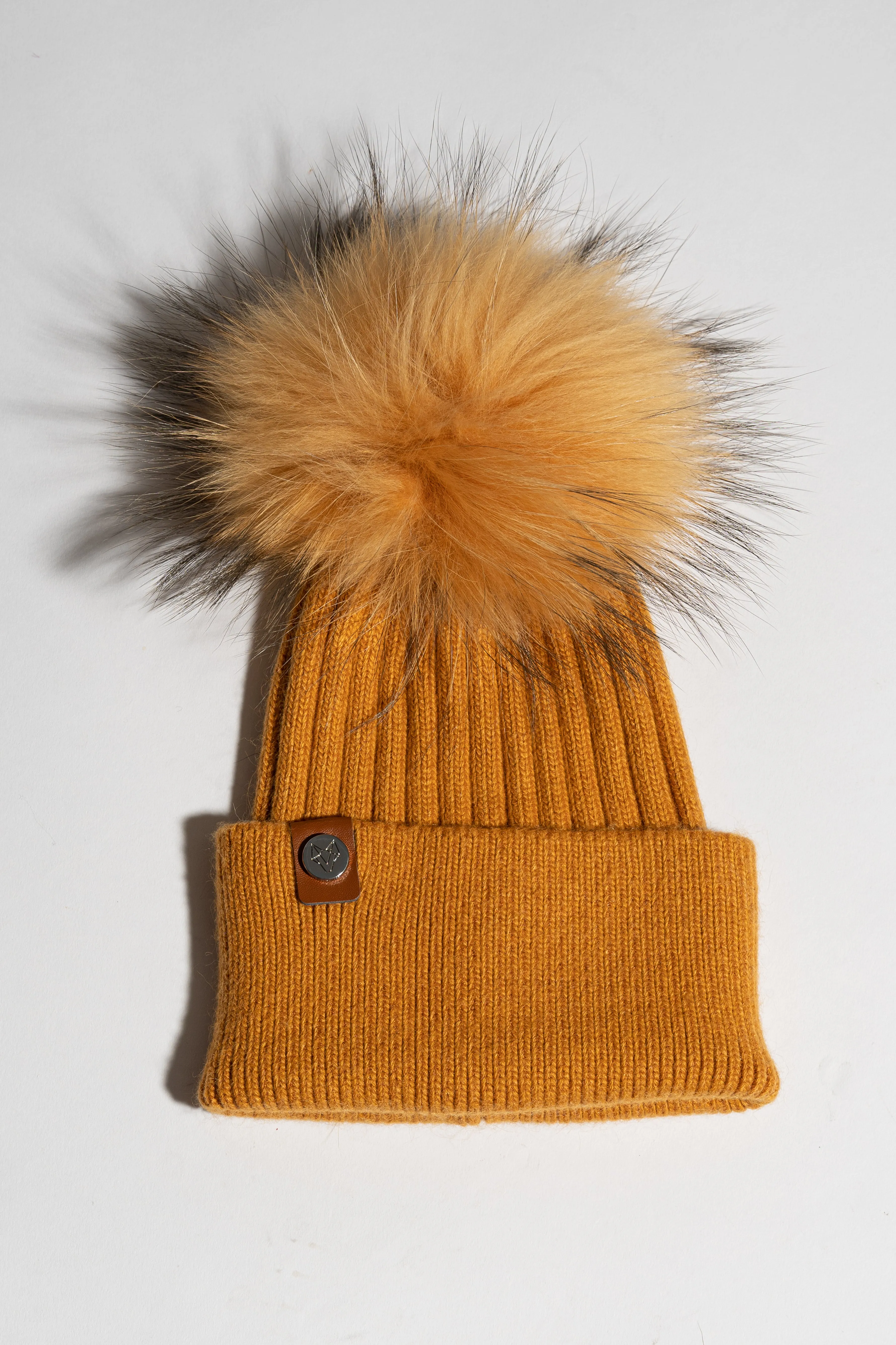 Harley Pom Pom Hat - Mustard