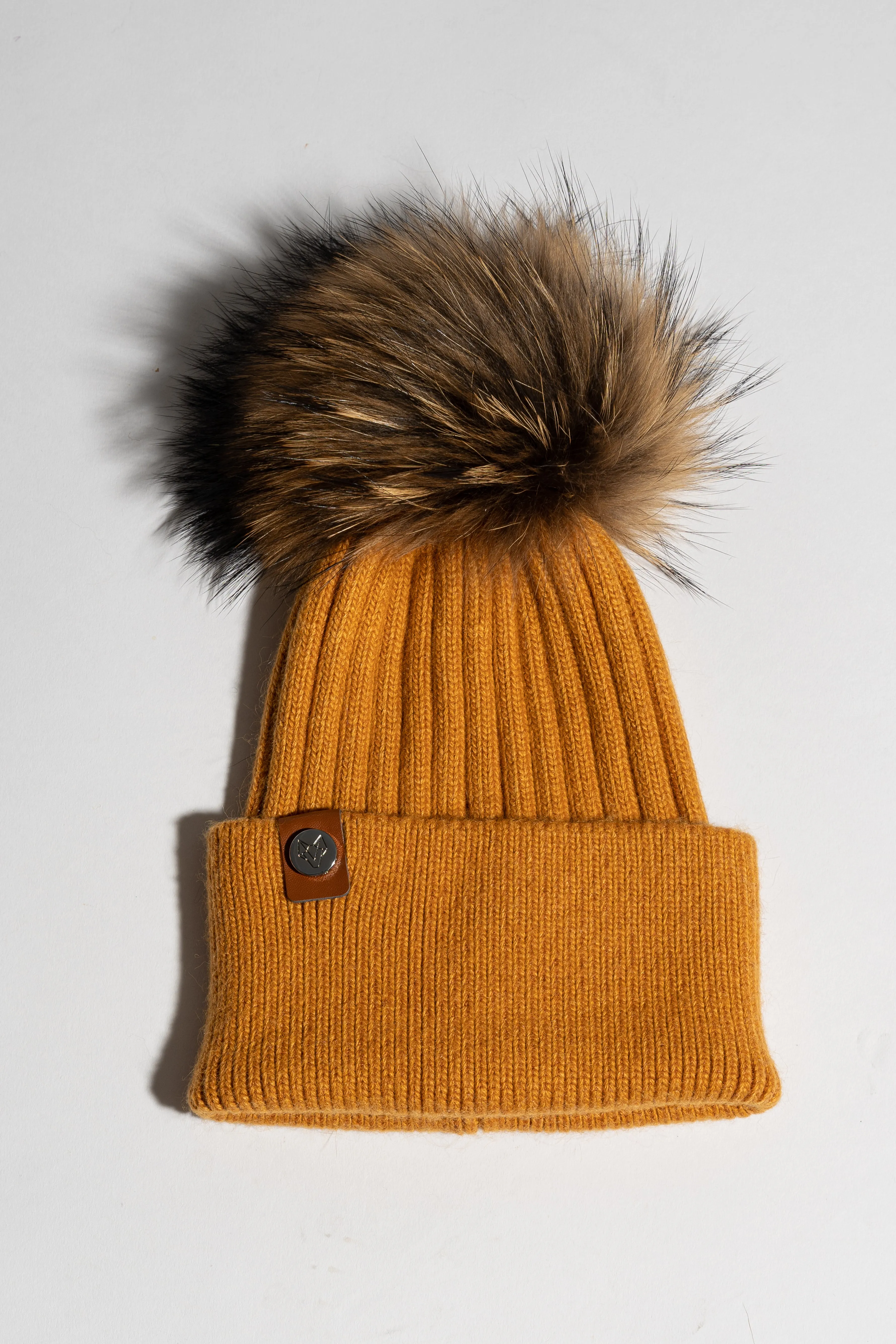 Harley Pom Pom Hat - Mustard