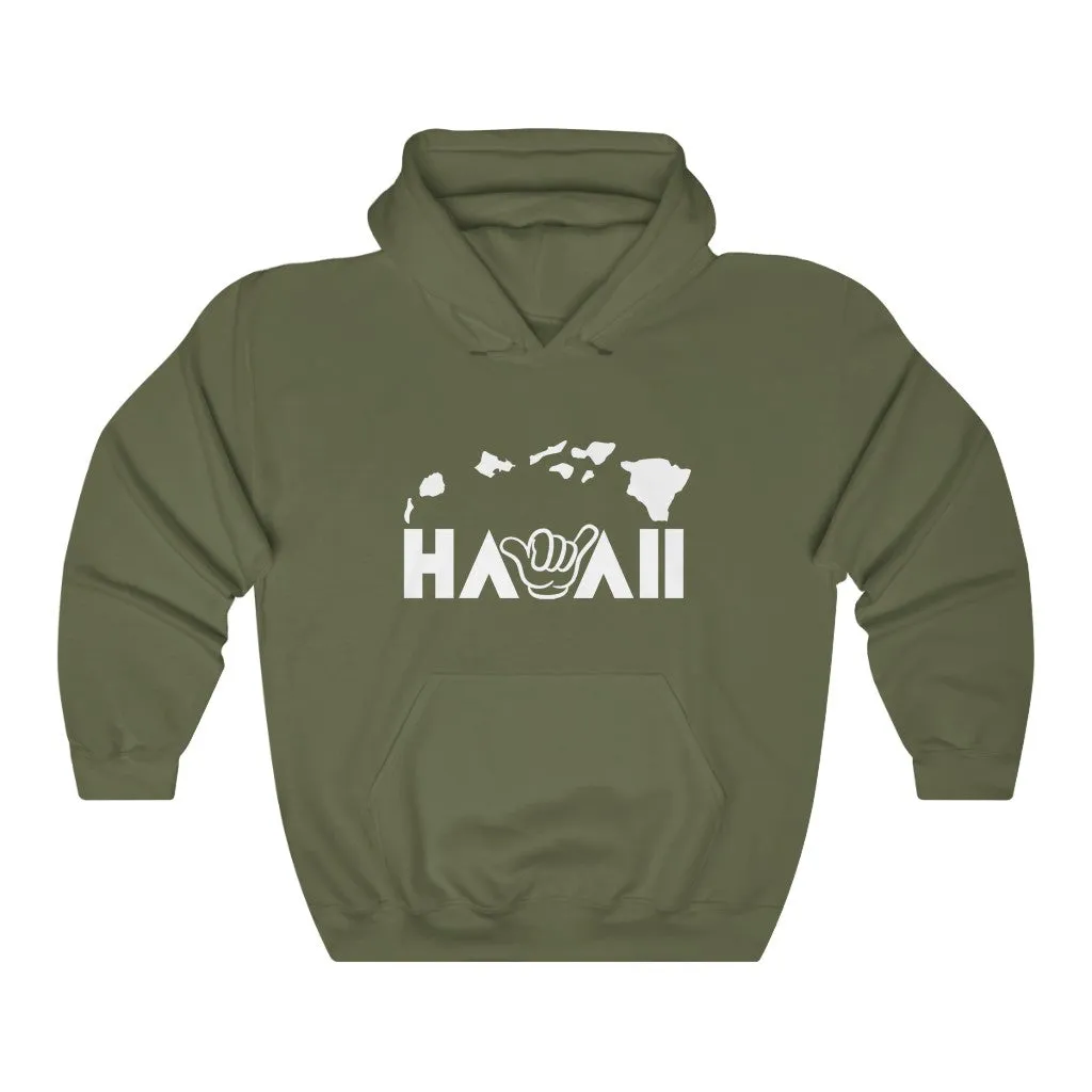 Hawaii Shaka Unisex Heavy Blend Hooded Sweatshirt