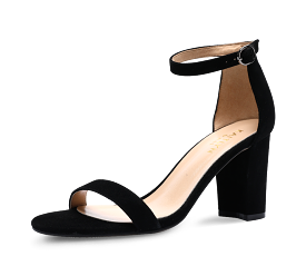 Heather Block High Heel Sandals - Final Sale