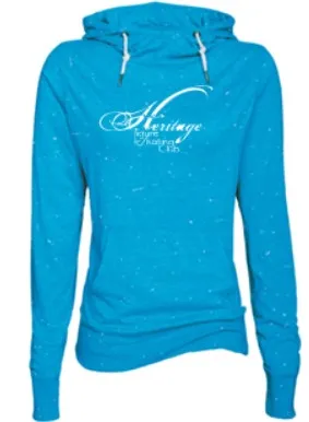 HFSC LADIES LONG SLEEVE FUNNEL NECK HOODED TEE