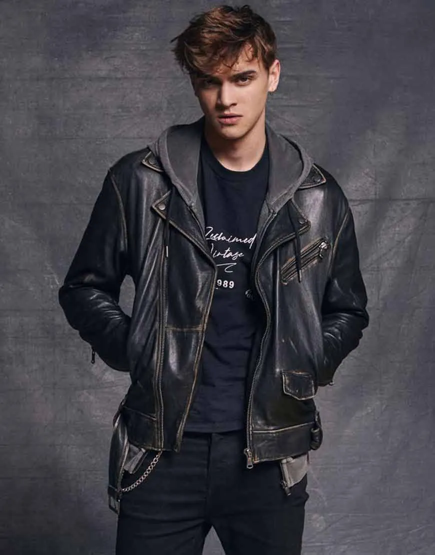 HIT 2020 Gabriel Guevara Leather Jacket | Ujackets.com - 45%OFF