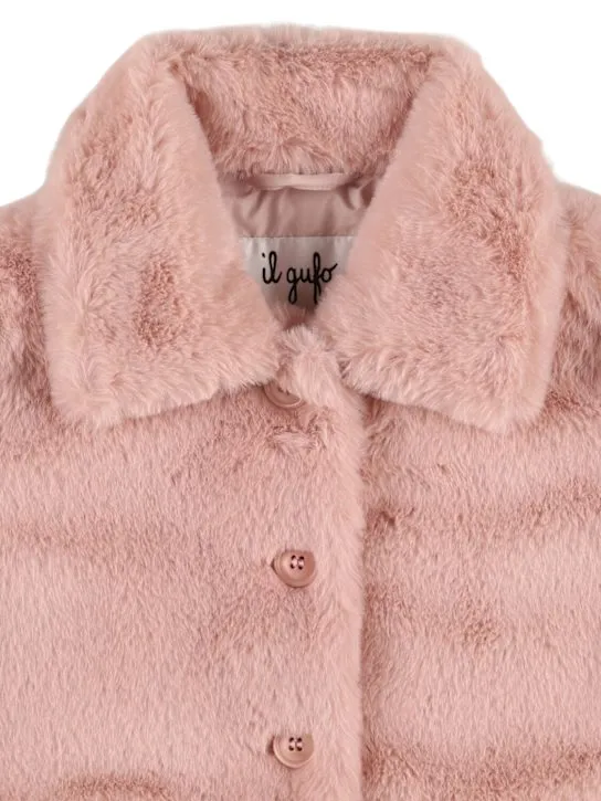 Il Gufo   Faux fur coat 