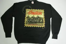 Indian Motorcycles Springfield MA Vintage 1991 Made in USA Crewneck Sweatshirt