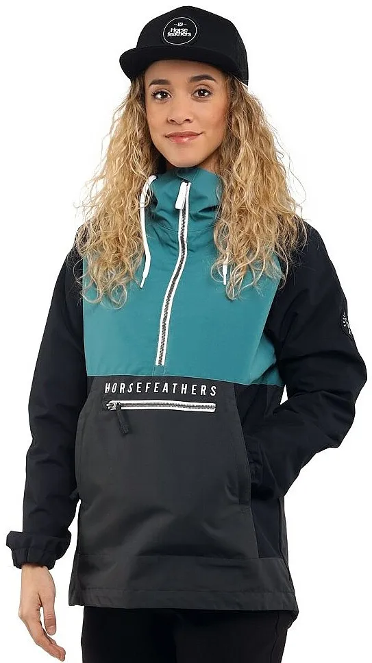 jacket Horsefeathers Aria - Oil Blue/Black - women´s