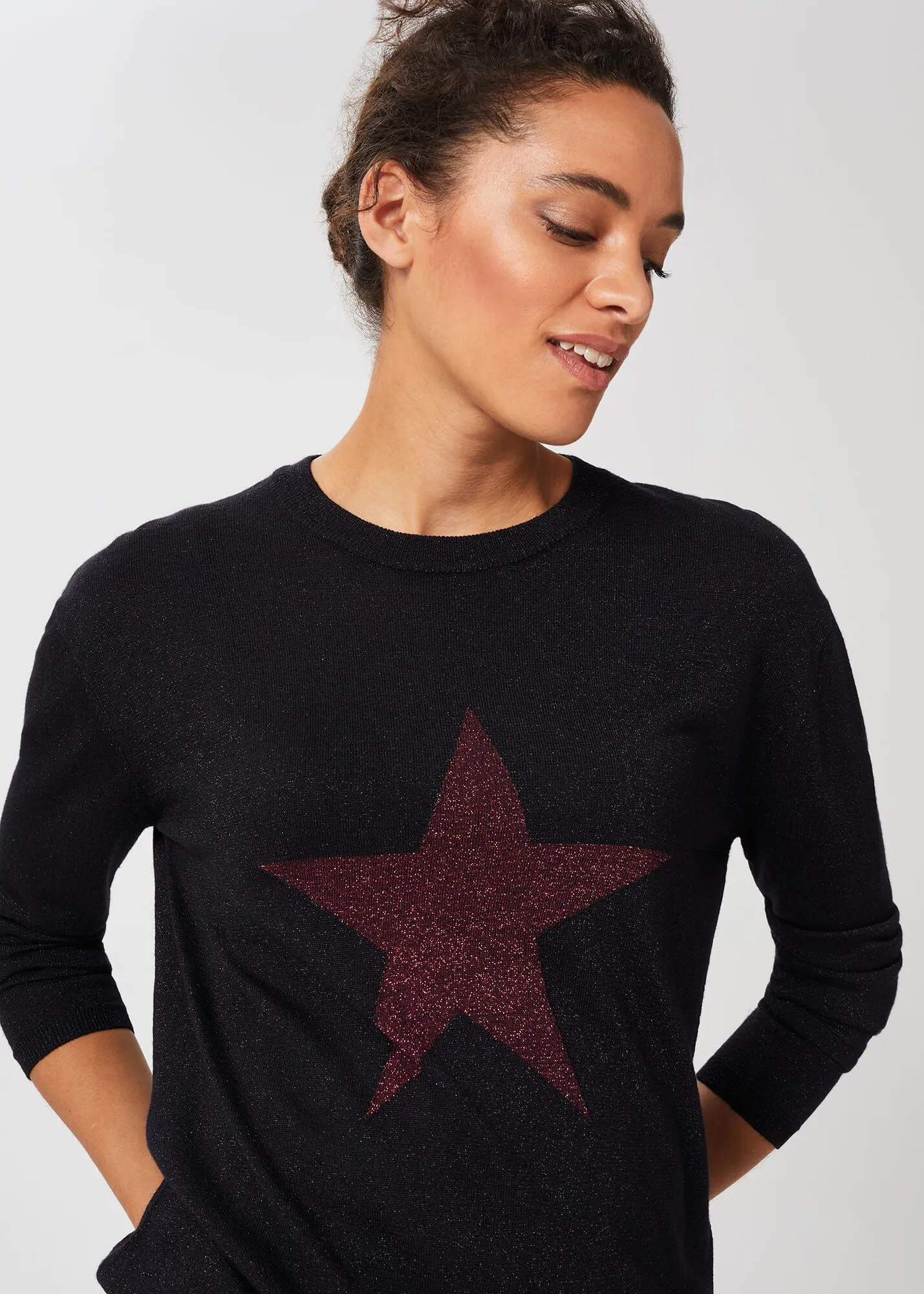 Jaida Star Crew Neck Jumper 