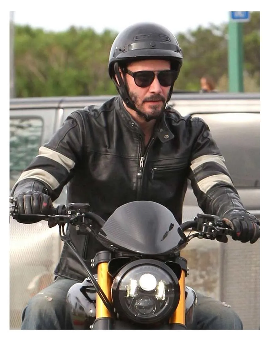 John Wick 2 Keanu Reeves Biker Jacket - UJackets