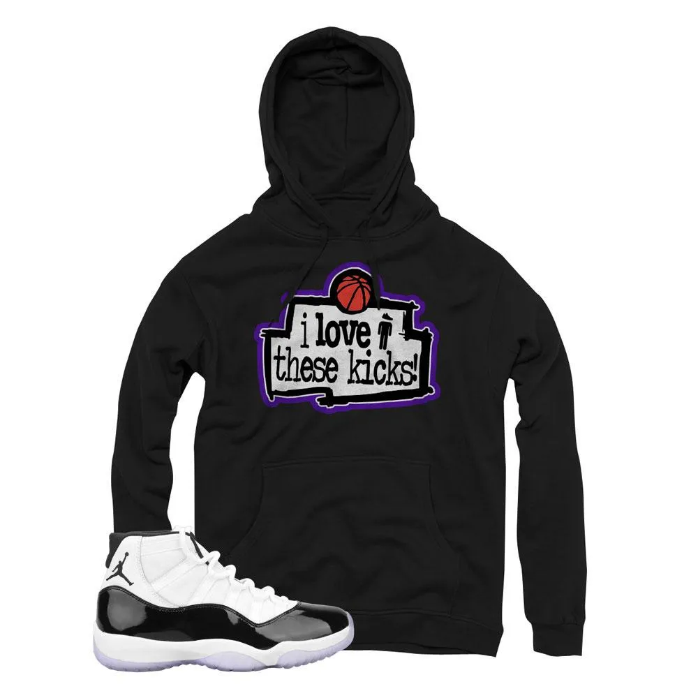 Jordan 11 Concord Love Kicks Hoodie