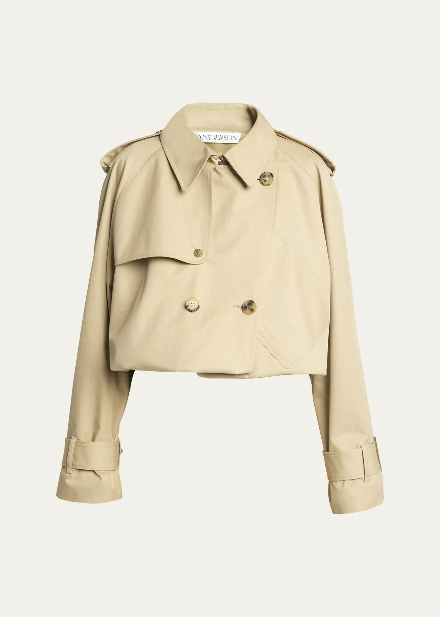 JW Anderson Cropped Double-Breasted Trench Coat