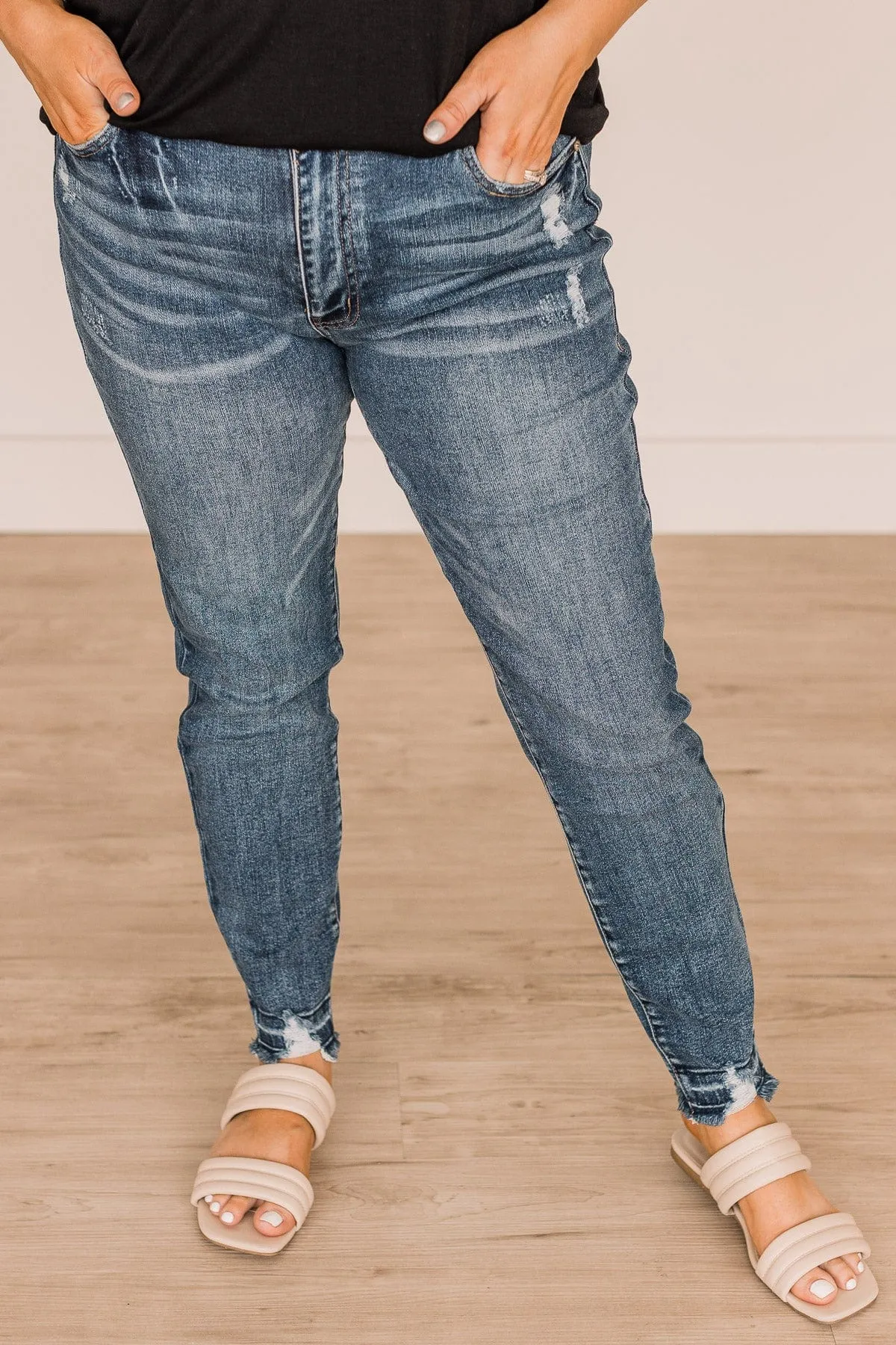 KanCan High-Rise Skinny Jeans- Catalina Wash