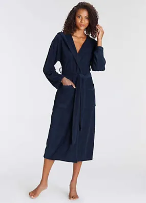 LASCANA Long Hooded Bathrobe | Grattan