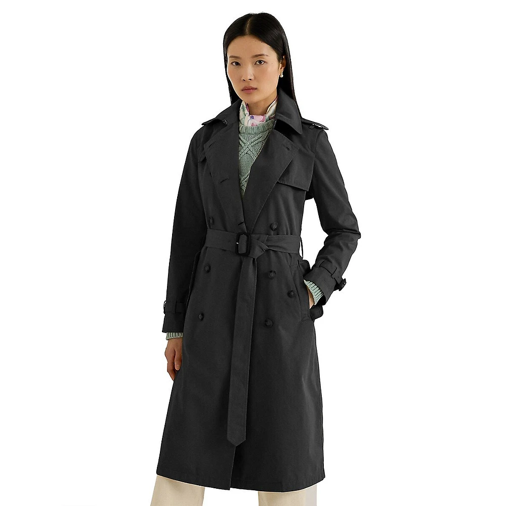 Lauren Ralph Lauren Double-Breasted Trench Coat