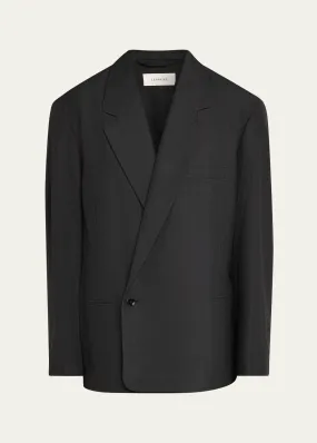 LEMAIRE Men's Maxi Asymmetric Sport Coat