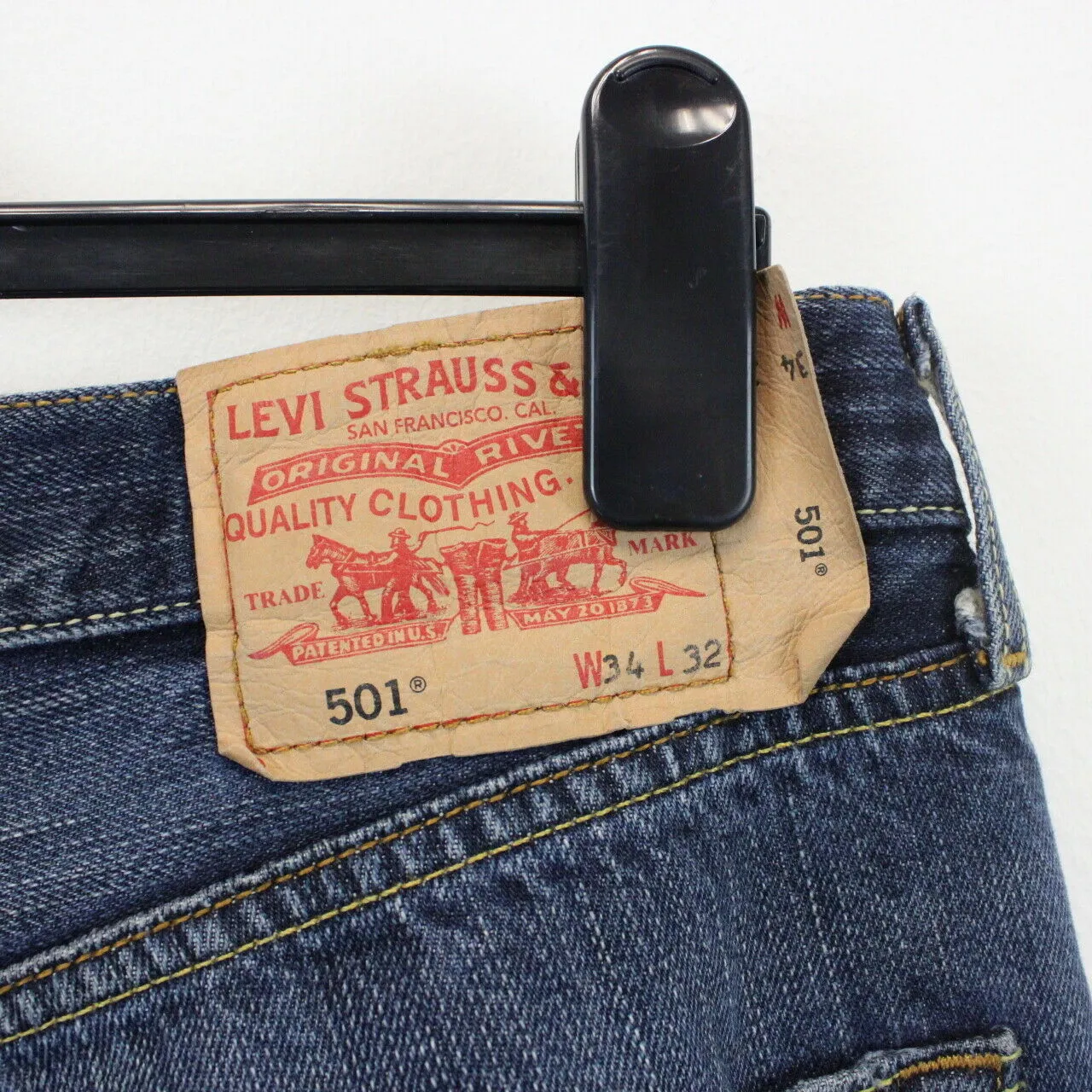 LEVIS 501 Jeans Dark Blue | W34 L32