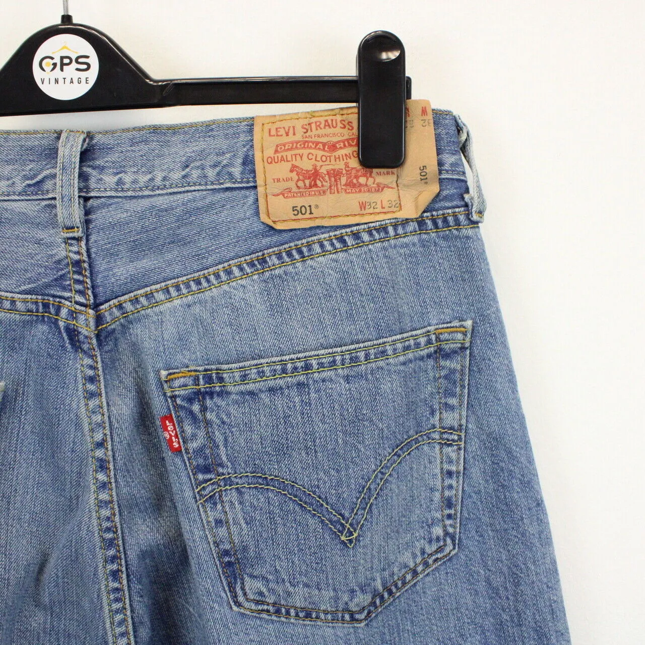 LEVIS 501 Jeans Light Blue | W32 L32