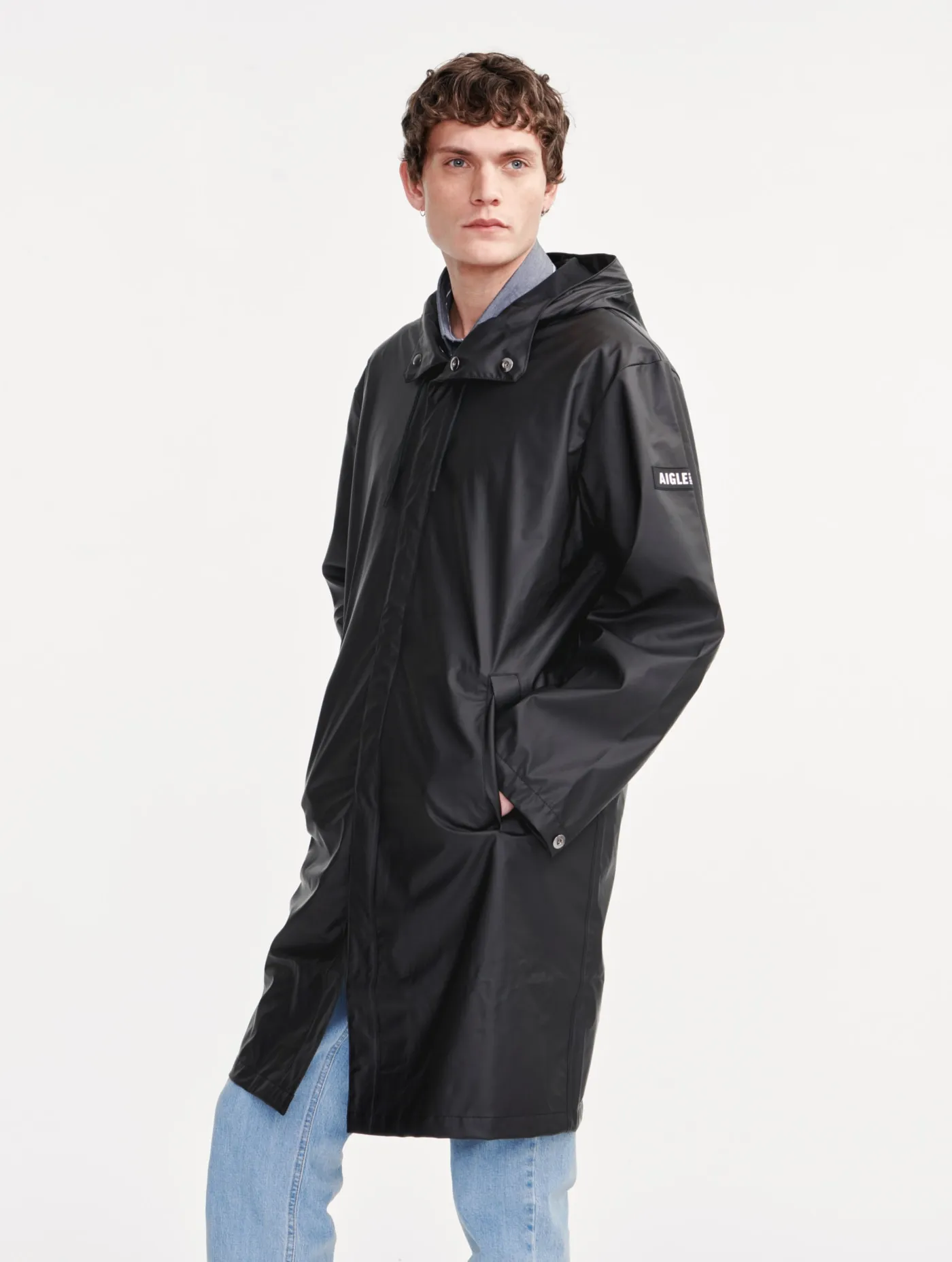 Long Hooded Waterproof Parka