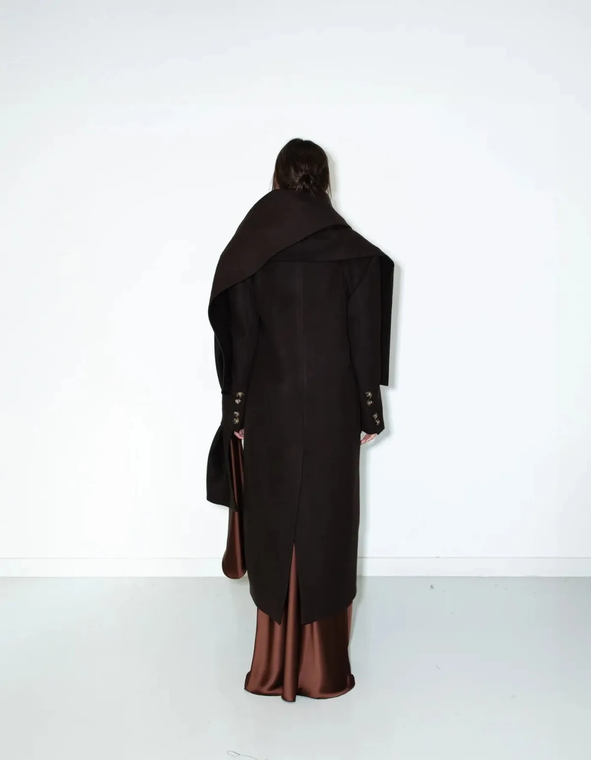 Maet Panaja Cashmere Maxi Coat - Brown