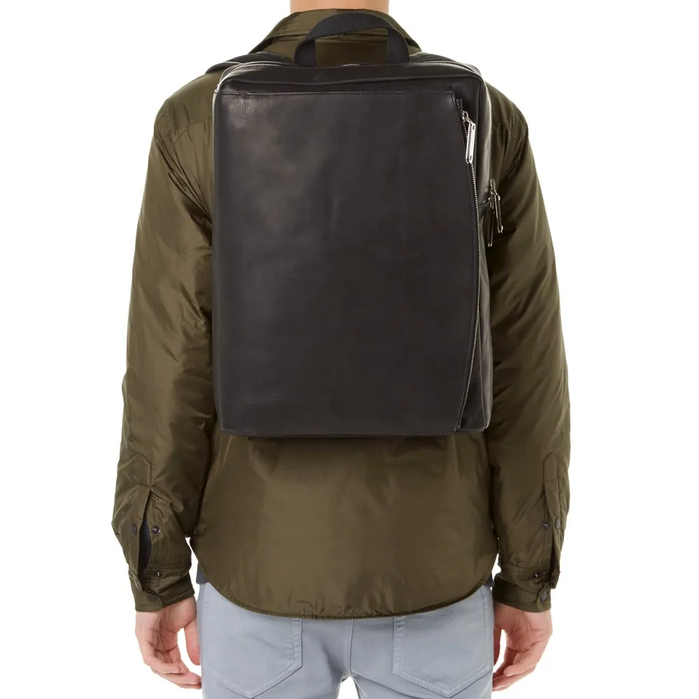 Maison Martin Margiela 11 Leather BackpackBlack