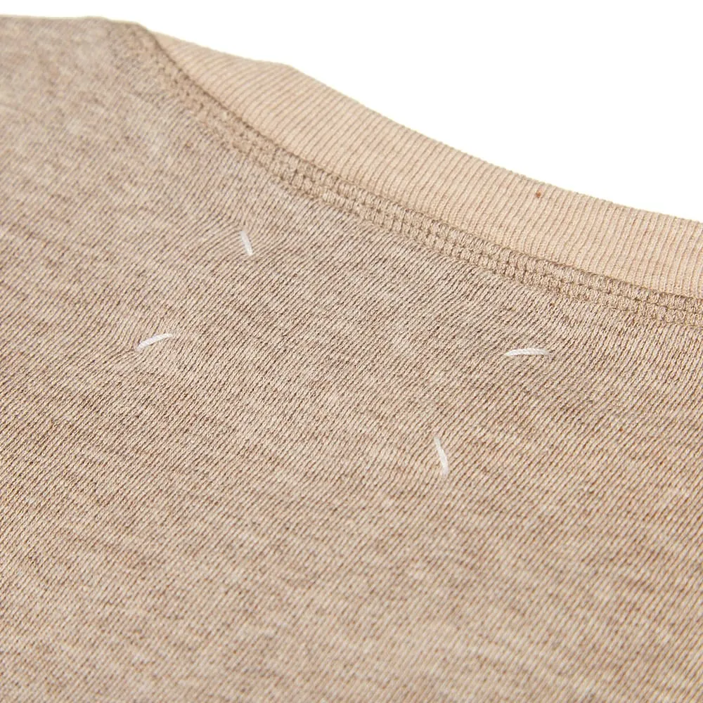 Maison Martin Margiela 14 Crew Neck Elbow Patch SweatBeige