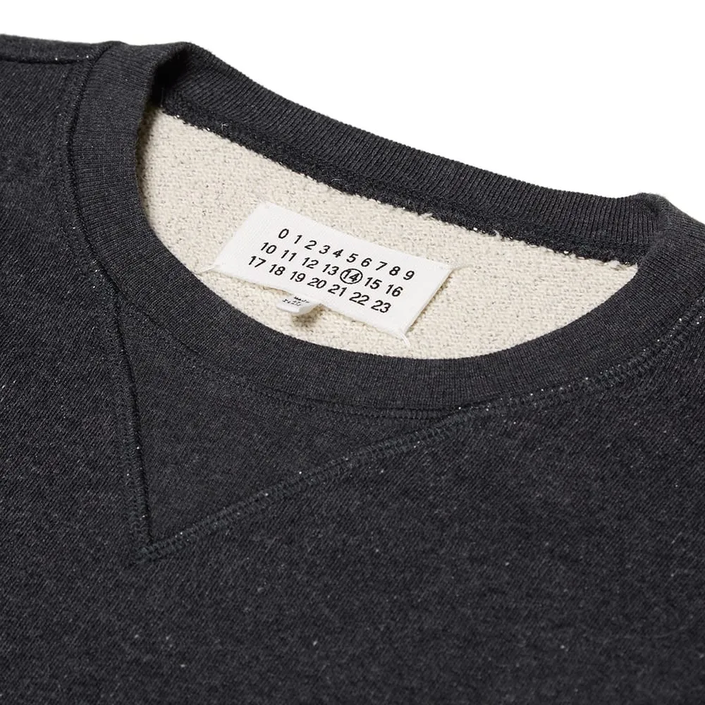 Maison Martin Margiela 14 Crew Neck Elbow Patch SweatDark Grey