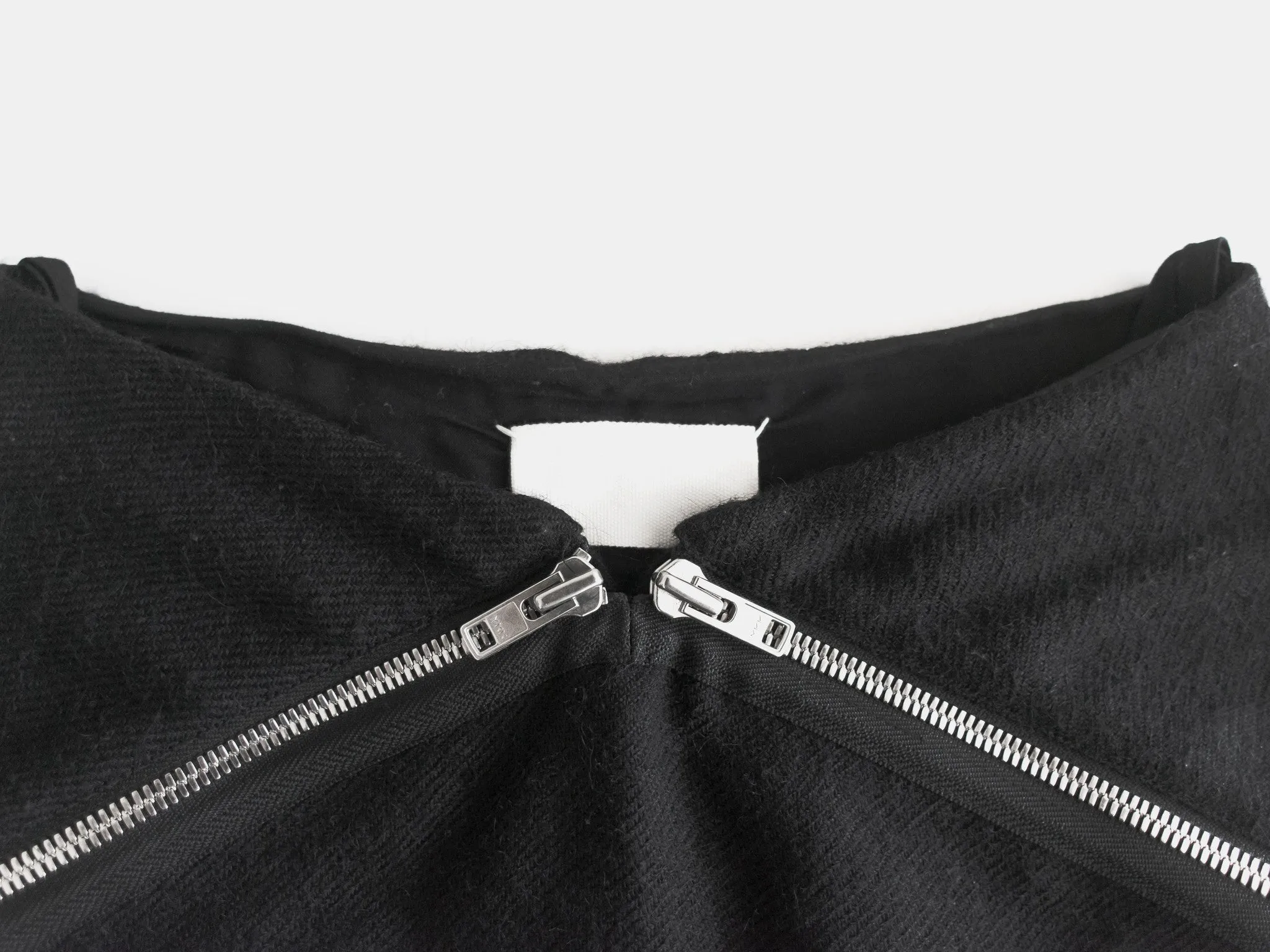 Maison Martin Margiela AW08 Double Zip Mini Skirt