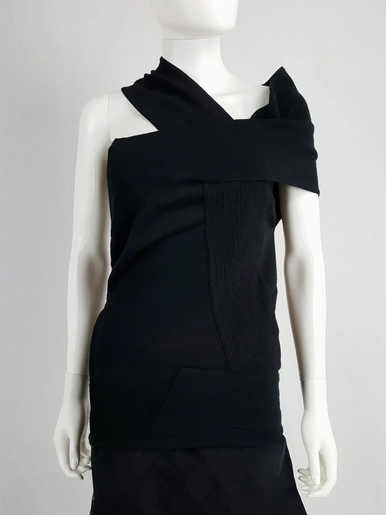 Maison Martin Margiela black bandage dress — fall 2009