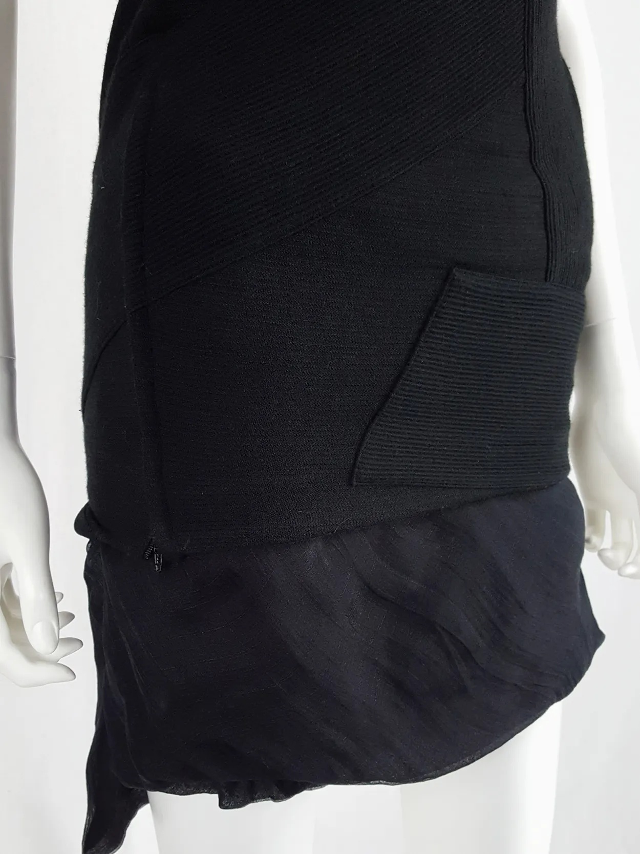 Maison Martin Margiela black bandage dress — fall 2009