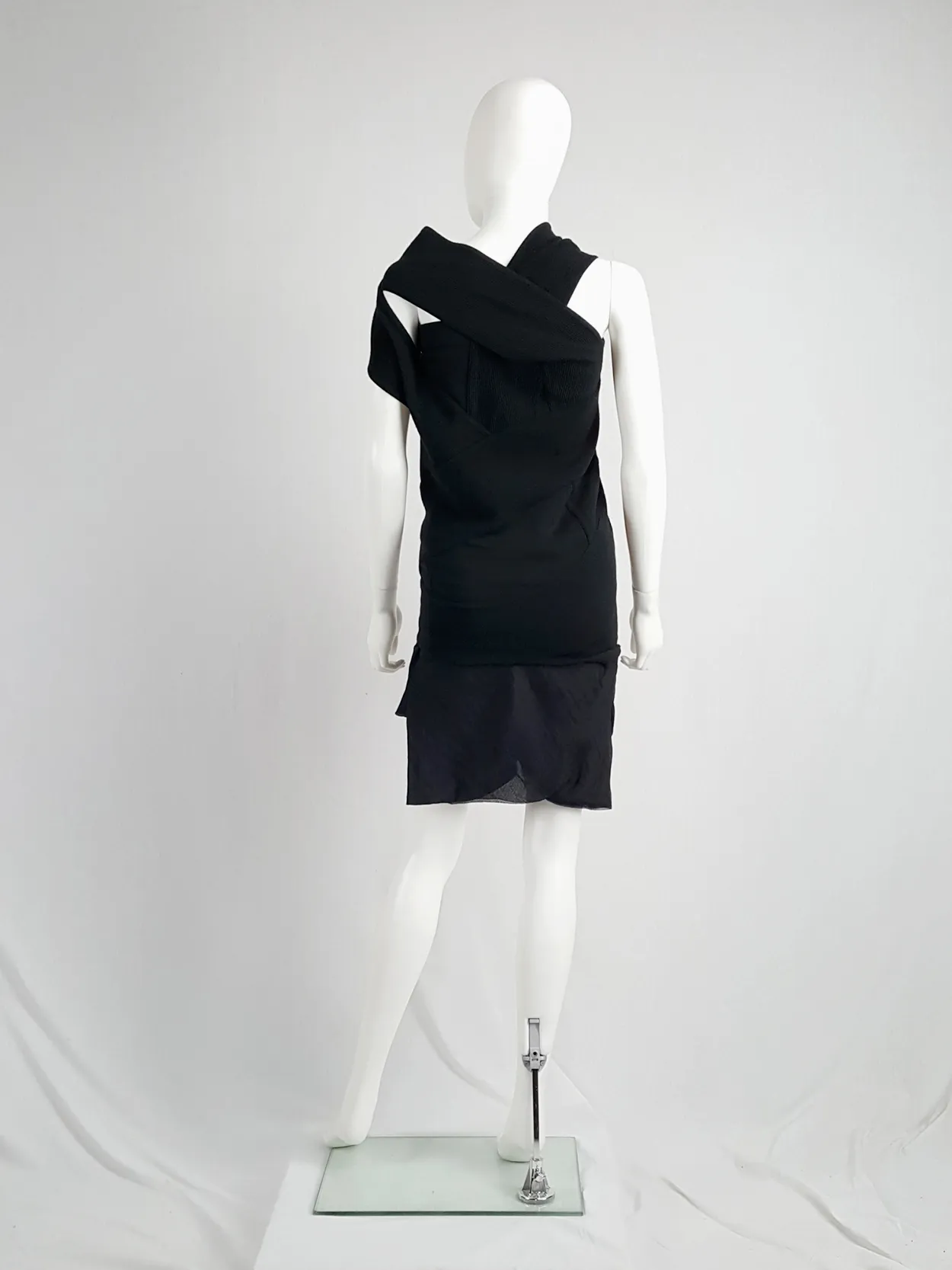 Maison Martin Margiela black bandage dress — fall 2009