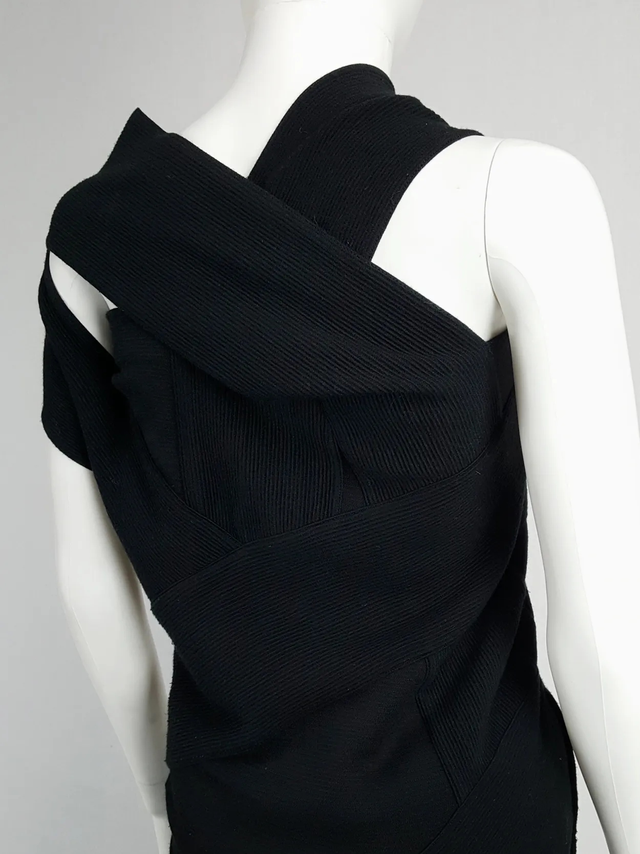 Maison Martin Margiela black bandage dress — fall 2009