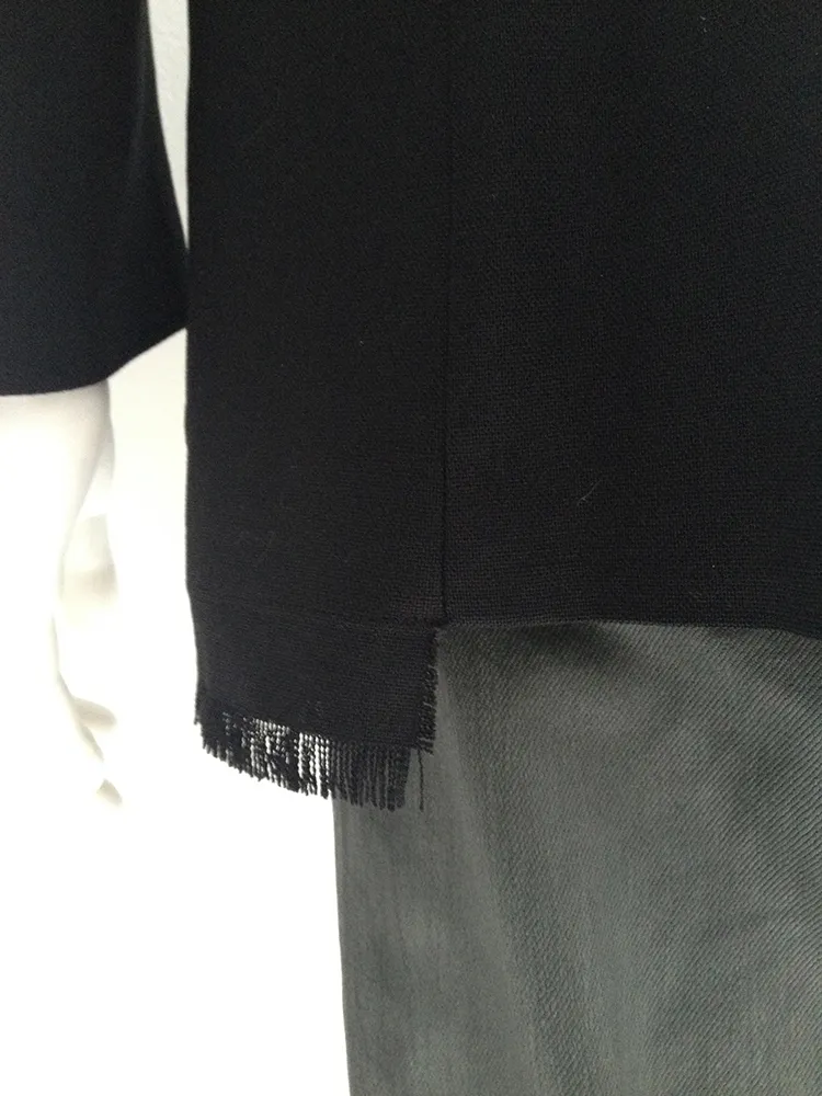 Maison Martin Margiela black covered blazer — fall 2001