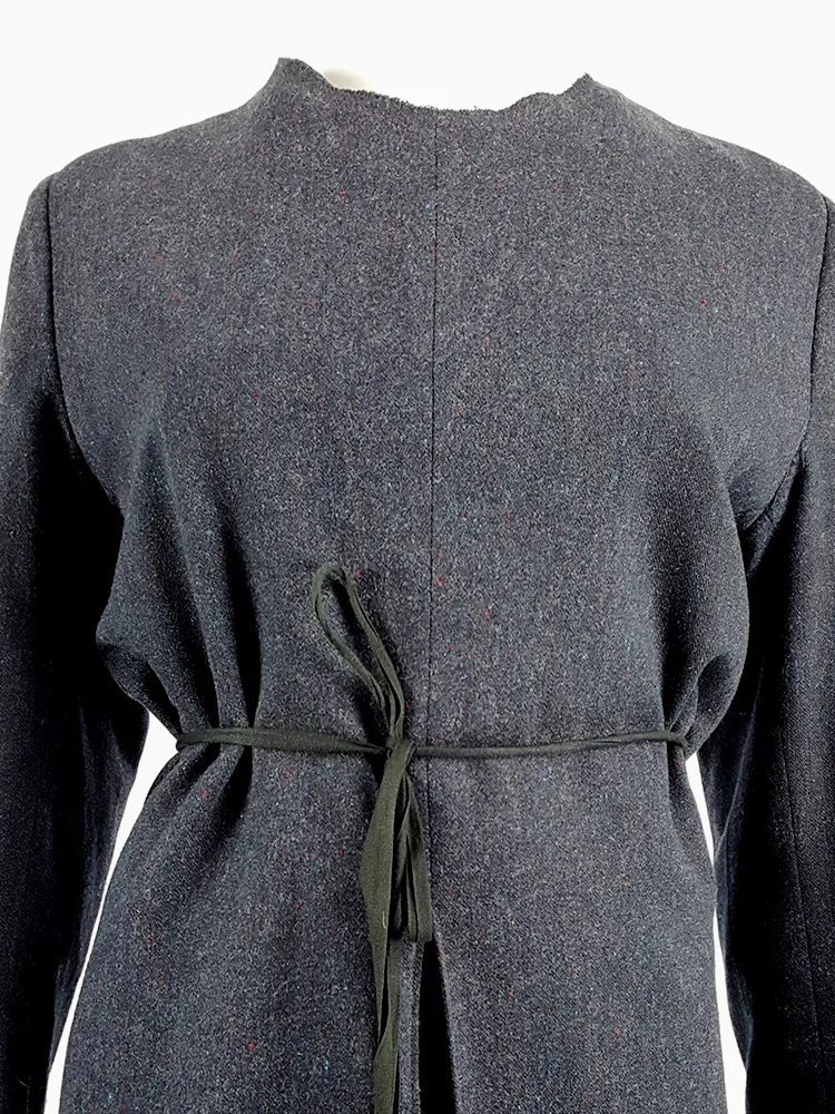 Maison Martin Margiela grey felt backwards blazer — fall 1994