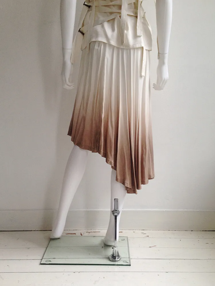 Maison Martin Margiela ombre transformable dress — spring 2003