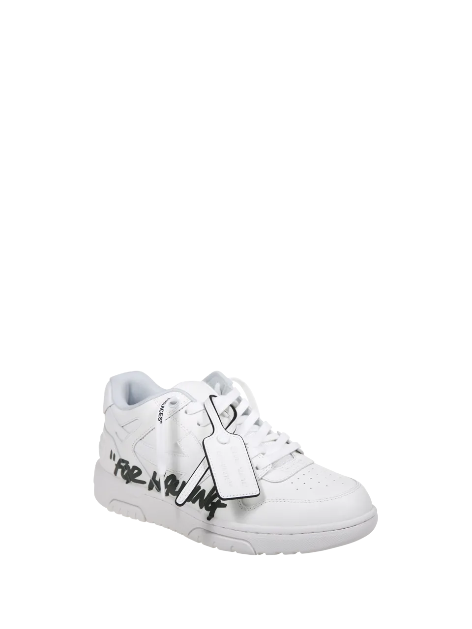 MEN OFF-WHITE WHITE CALF LEATHER OUT OF OFFICE ``FOR WALKING`` SNEAKER