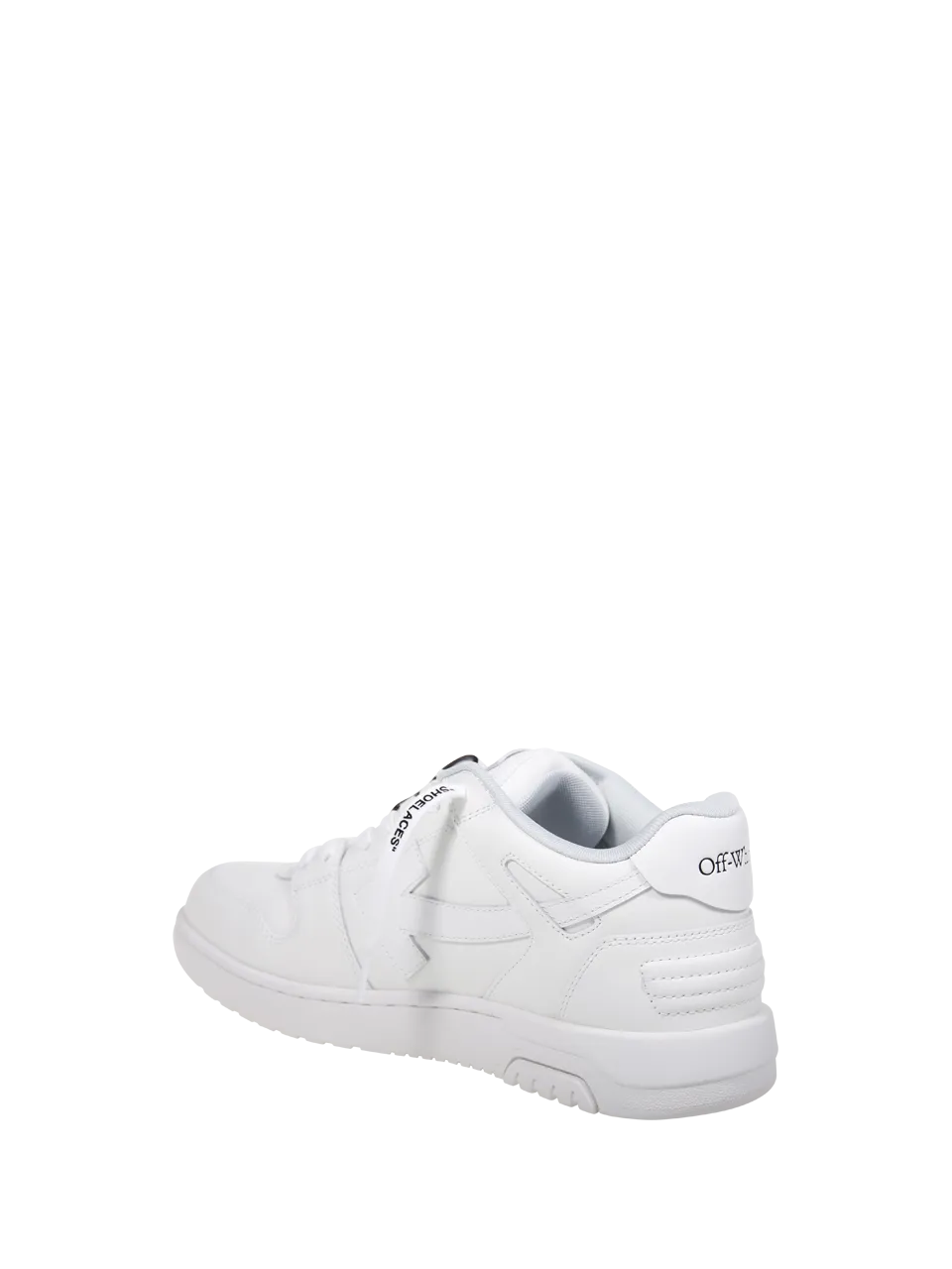 MEN OFF-WHITE WHITE CALF LEATHER OUT OF OFFICE ``FOR WALKING`` SNEAKER