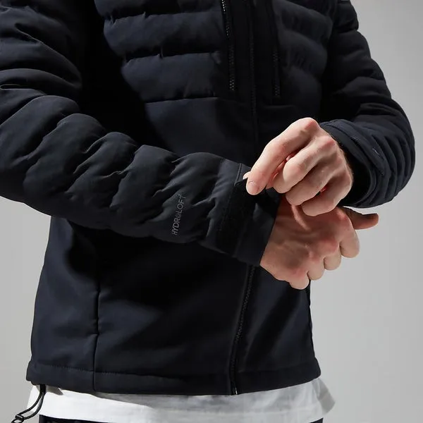 Men's Theran Hybrid Hooded Jacket - Black