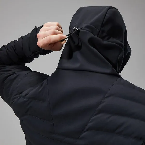 Men's Theran Hybrid Hooded Jacket - Black