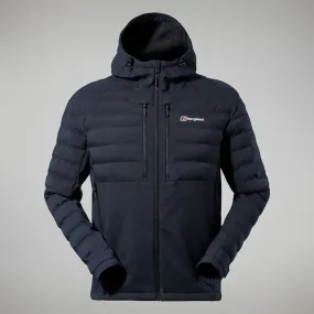 Men's Theran Hybrid Hooded Jacket - Black