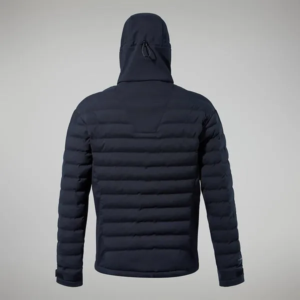 Men's Theran Hybrid Hooded Jacket - Black