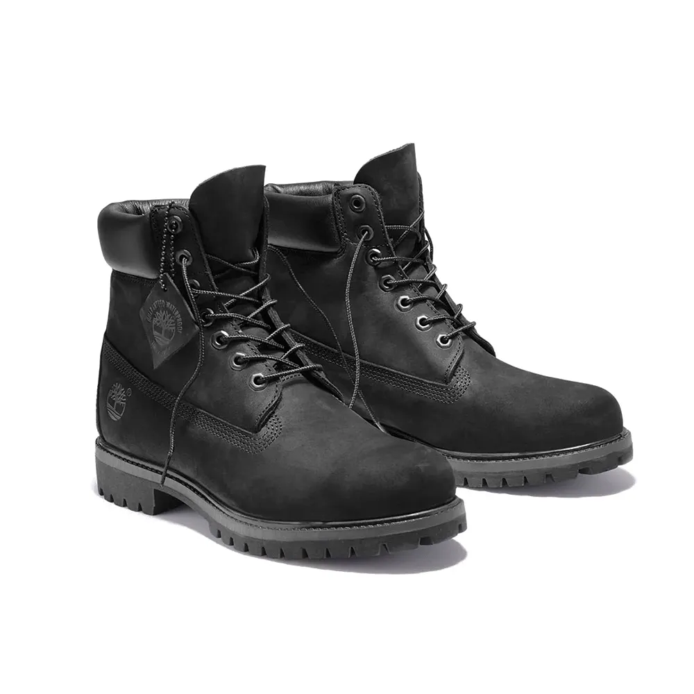 Mens 6-Inch Premium Waterproof Boot - Black